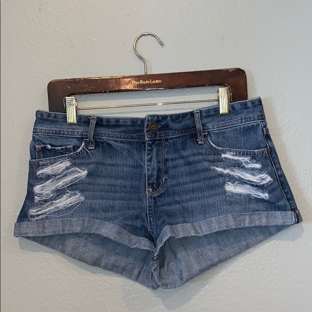 Hollister jean shorts